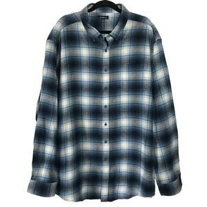 Croft&Barrow L/S Flannel Plaid Button Down Shirt